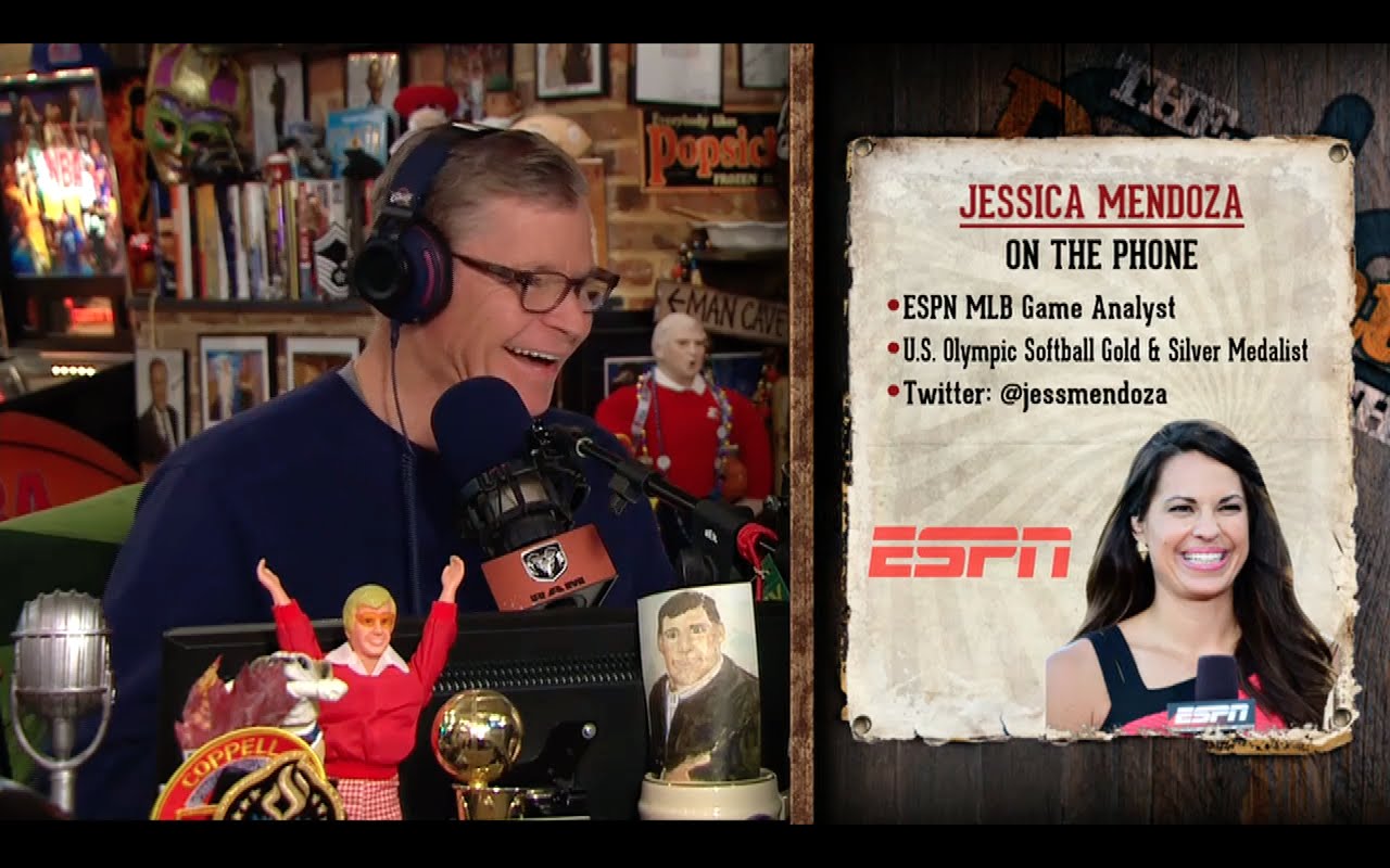 Jessica Mendoza on dilemma of reporting on death of Volquez’s father.